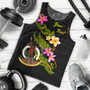 Vanuatu Tank Top Custom Plumeria Tribal