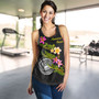 American Samoa Women Tank Custom Plumeria Tribal