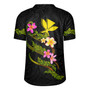 Hawaii Rugby Jersey Custom Plumeria Tribal