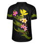 Hawaii Rugby Jersey Custom Plumeria Tribal