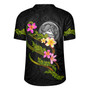 American Samoa Rugby Jersey Custom Plumeria Tribal