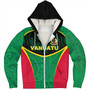 Vanuatu Sherpa Hoodie Seal Tribal Patterns