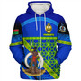 Vanuatu Sherpa Hoodie Coat Of Arms Mutis En Atan Vanuatu Cultural