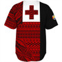 Tonga Baseball Shirt Flag Ngatu Pattern Style