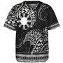 Philippines Filipinos Baseball Shirt Filipino Coat Of Arms With Leaves and Tribal Patterns