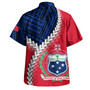 Samoa Hawaiian Shirt Samoa Coat Of Arms With Polynesian Tattoo Flag Style