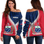 Samoa Long Sleeve Shirt Samoa Coat Of Arms With Polynesian Tattoo Flag Style