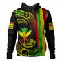 Hawaii Hoodie Kanaka Maoli Tribal Wave Grunge Flag