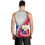 Philippines Filipinos Tank Top Custom Filipino Coat Of Arms With Tribal Patterns Flag Style