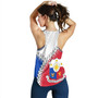 Philippines Filipinos Women Tank Custom Filipino Coat Of Arms With Tribal Patterns Flag Style