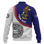 American Samoa Baseball Jacket Custom Polynesian Tradition Seal Flag Color