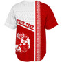 Tonga Baseball Shirt Custom Tribal Ngatu Design Flag
