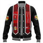 Tonga Baseball Jacket Custom Flag Polynesia Tribal Grad Style