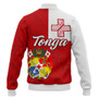 Tonga Baseball Jacket Flag Design With Pattern