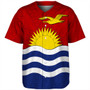 Kiribati Baseball Shirt Flag Design With Pattern