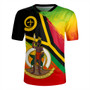 Vanuatu Rugby Jersey Tribal Pattern Flag Grunge