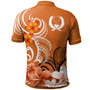 Pohnpei State Polo Shirt Custom Personalised Floral Spirit Orange2