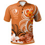 Yap State Polo Shirt Custom Personalised Floral Spirit Orange3