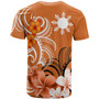 Philippines Filipinos T-Shirt Custom Personalised Floral Spirit Orange2