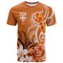 Fiji T-Shirt Custom Personalised Floral Spirit Orange1