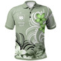 Samoa Polo Shirt Custom Personalised Floral Spirit Sage Green3