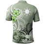 Philippines Filipinos Polo Shirt Custom Personalised Floral Spirit Sage Green2
