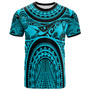 Polynesian T-Shirt Polynesian Patterns Maui Tattoo Turquoise1