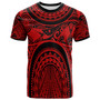 Polynesian T-Shirt Polynesian Patterns Maui Tattoo Red1