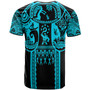 Polynesian T-Shirt Polynesian Patterns Maui Tattoo Turquoise2