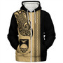 Kiribati Sherpa Hoodie Polynesia Coat Of Arms Tribal Tattoo