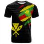 Hawaii T-Shirt Polynesia Tribal Kanaka Maoli Flag Crack Style
