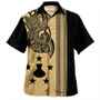 Austral Islands Hawaiian Shirt Polynesian Coat Of Arms Tribal Tattoo