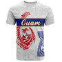 Guam T-Shirt Micronesian Hook And Latte Stone Tribal Classic