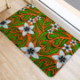 New Zealand Door Mat Maori Pattern Plumeria