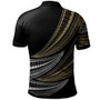 Marshall Islands Custom Personalised Polo Shirt - Wave Pattern Alternating
