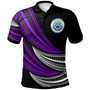 Federated States Of Micronesia Custom Personalised Polo Shirt - Wave Pattern Alternating