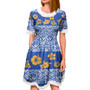 Samoa Women and Kid Christmas Dress Pattern Islands