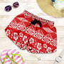 Tonga Women Shorts Ngatu Tropical Hibiscus