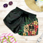 Guam Women Shorts Leaf Tropical