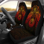 American Samoa Car Seat Covers - American Samoa Seal Red Turtle Manta Ray