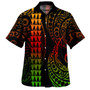 Hawaii Hawaiian Shirt Polynesia Kakau Style Reggae