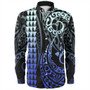 Hawaii Long Sleeve Shirt Map Kakau Style