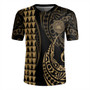 American Samoa Rugby Jersey Kakau Style Ver.1 Gold