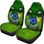 Cook Islands Car Seat Covers - Cook Islands Coat Of Arms Coconut Tree