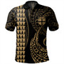 Fiji Polo Shirt Kakau Style Ver.1 Gold