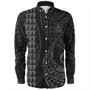 Vanuatu Long Sleeve Shirt Kakau Style Gray