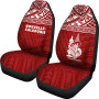 New Caledonia Car Seat Covers - New Caledonia Coat Of Arms Polynesian Tattoo Red