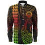 Federated States Of Micronesia Long Sleeve Shirt Kakau Style Reggae