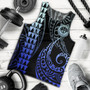 Federated States Of Micronesia Tank Top Kakau Style Gradient Blue