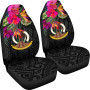 Vanuatu Car Seat Covers - Hibiscus Polynesian Pattern